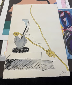 Andy Warhol - Flowers (Hand Colored) F.S. II.111