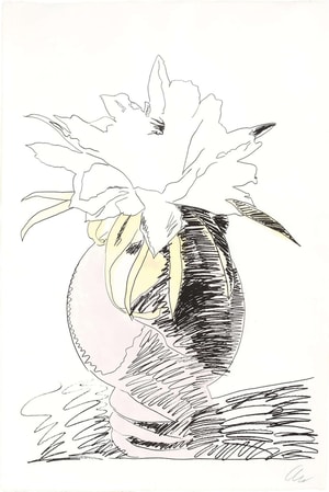 Andy Warhol - Flowers (Hand Colored) F.S. II.114