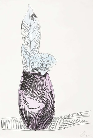 Andy Warhol - Flowers (Hand Colored) F.S. II.115