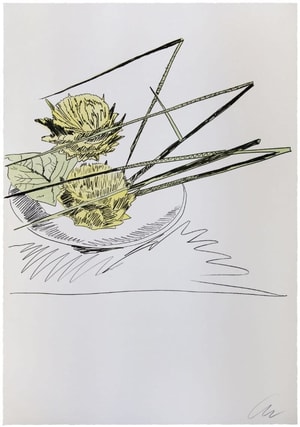 Andy Warhol - Flowers (Hand Colored) F.S. II.116