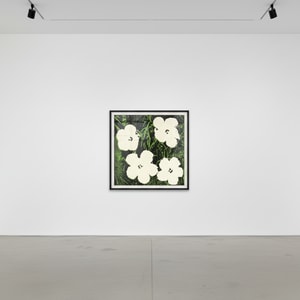 Andy Warhol - Flowers White & Green