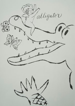 Andy Warhol - From The Wonderful World of Fleming-Joffe, Alligator