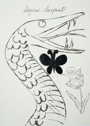 Andy Warhol - From The Wonderful World of Fleming-Joffe, Sequin Serpent