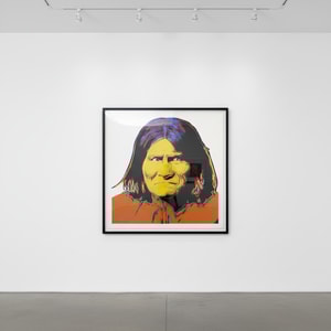 Andy Warhol - Geronimo F.S. II 384, from Cowboys and Indians