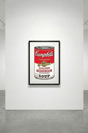 Andy Warhol - Golden Mushroom Soup F.S. II 62