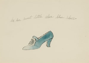 Andy Warhol - In Her Sweet Little Alice Blue Shoes F.S. IV 79A, from A La Recherche Du Shoe Perdu
