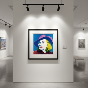 Andy Warhol - Ingrid Bergman With Hat F.S. II 315