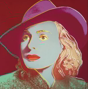 Andy Warhol - Ingrid Bergman With Hat Trial Proof 12/30