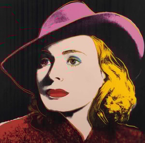 Andy Warhol - Ingrid Bergman With Hat Trial Proof TP 11/30
