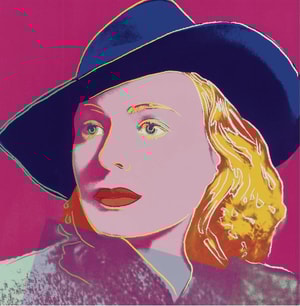 Andy Warhol - Ingrid Bergman With Hat Trial Proof TP 2/30