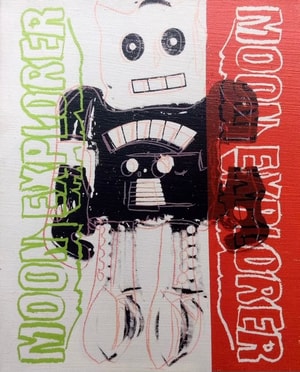Andy Warhol - Moon Robot Explorer, from Toy Paintings