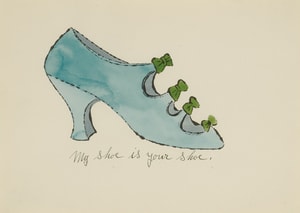 Andy Warhol - My Shoe Is Your Shoe F.S. IV 70A, from A La Recherche Du Shoe Perdu
