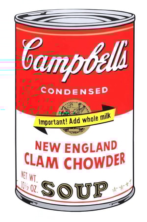 Andy Warhol - New England Clam Chowder Soup F.S. II 57