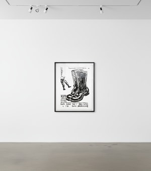 Andy Warhol - Paratrooper Boots Positive
