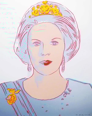 Andy Warhol - Queen Beatrix of the Netherlands F.S. II 339, from Reigning Queens