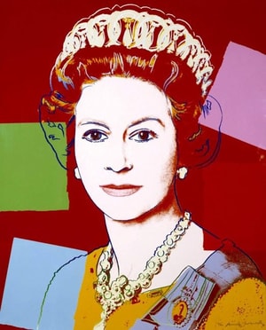 Andy Warhol - Queen Elizabeth II F.S. II 334a