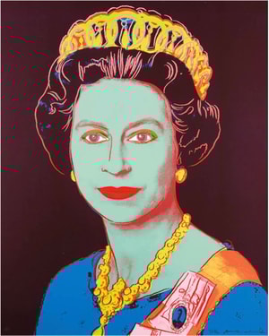 Andy Warhol - Queen Elizabeth Trial Proof TP 8/30 from Reigning Queens