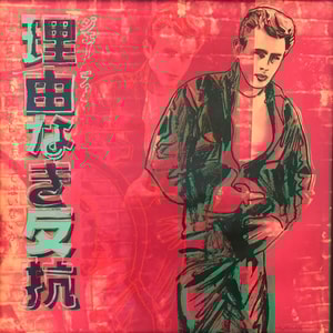 Andy Warhol - Rebel Without A Cause: James Dean F.S. II 355, from Ads