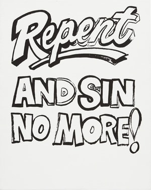Andy Warhol - Repent and Sin No More