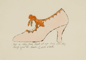 Andy Warhol - See A Shoe and Pick It Up F.S. IV 75A, from A La Recherche Du Shoe Perdu