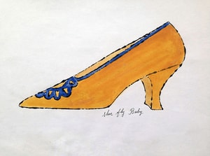 Andy Warhol - Shoe Fly Baby F.S. IV84A, from  A La Recherche Du Shoe Perdu