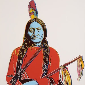 Andy Warhol - Sitting Bull (FS. ii 376), from Cowboys and Indians