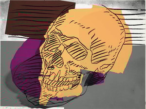 Andy Warhol - Skull F.S. II 157