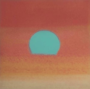 Andy Warhol - Sunset F.S. II 85 - 88 Turquoise