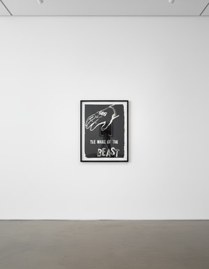Andy Warhol - The Mark of the Beast Negative