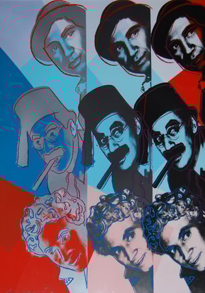 Andy Warhol - The Marx Brothers FS II. 232, from Ten Portraits Of Jews Of The Twentieth Century