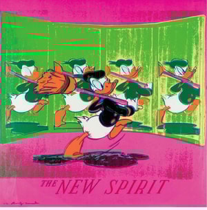 Andy Warhol - The New Spirit Donald Duck Trial Proof  11/30 from Ads