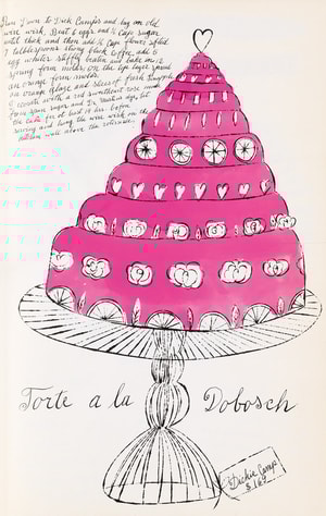 Andy Warhol - Torte A La Dobosch F.S. IV 130A, from Wild Raspberries