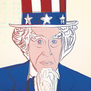 Andy Warhol - Uncle Sam Trial Proof TP 2/30 from Myths