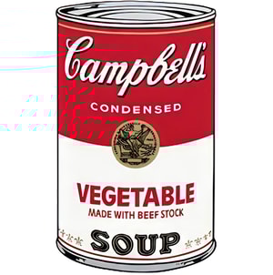 Andy Warhol - Vegetable Soup F.S. II 48