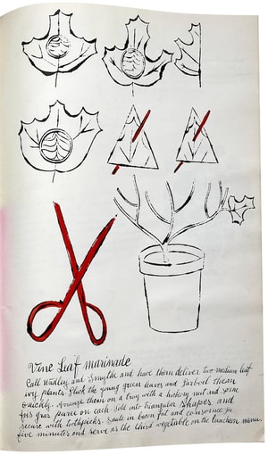 Andy Warhol - Vine Leaf Marinade F.S. IV 141A, from Wild Raspberries