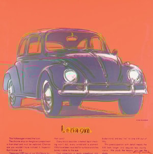 Andy Warhol - Volkswagen Trial Proof TP 11/30 from Ads