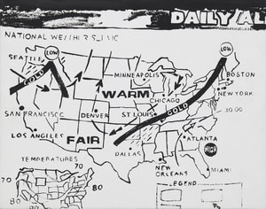 Andy Warhol - Weather Map Positive
