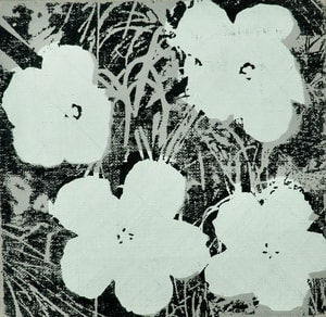 Andy Warhol - White Flowers