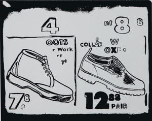 Andy Warhol - Working Boots Positive