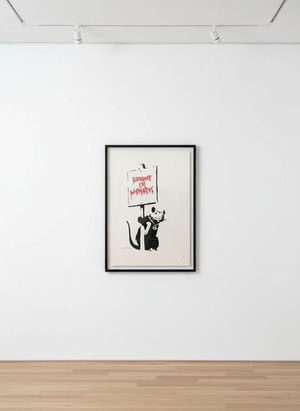 Banksy - Because I'm Worthless (Signed)