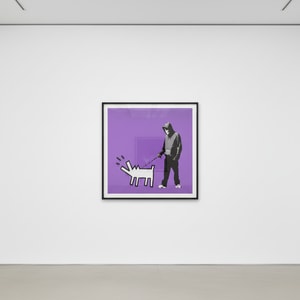 Banksy - Choose Your Weapon Bright Purple
