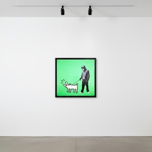 Banksy - Choose Your Weapon Fluoro Green