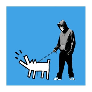 Banksy - Choose Your Weapon Sky Blue