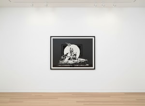 Banksy - Flag (Formica Silver) (Signed)