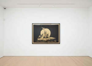 Banksy - Flag (Gold) (Signed)
