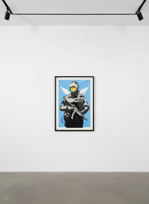 Banksy - Flying Copper (Unsigned)