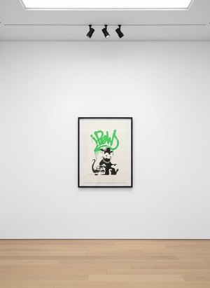 Banksy - Gangsta Rat (Green) (Signed)