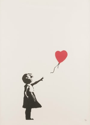 Banksy - Girl With Balloon Unsigned