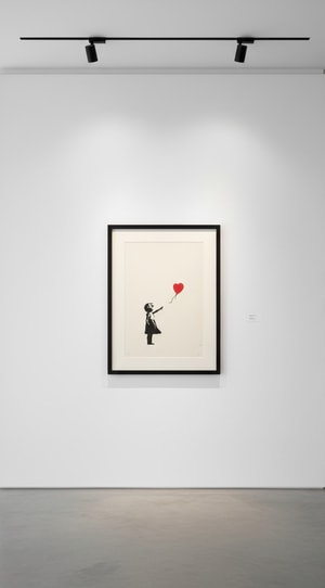 Banksy - Girl With Balloon Unsigned