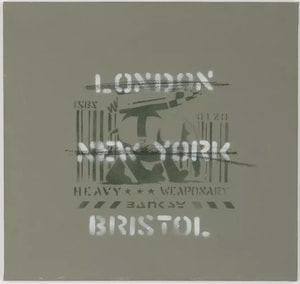 Banksy - Heavy Weaponry (London, New York, Bristol) (Sage Green)